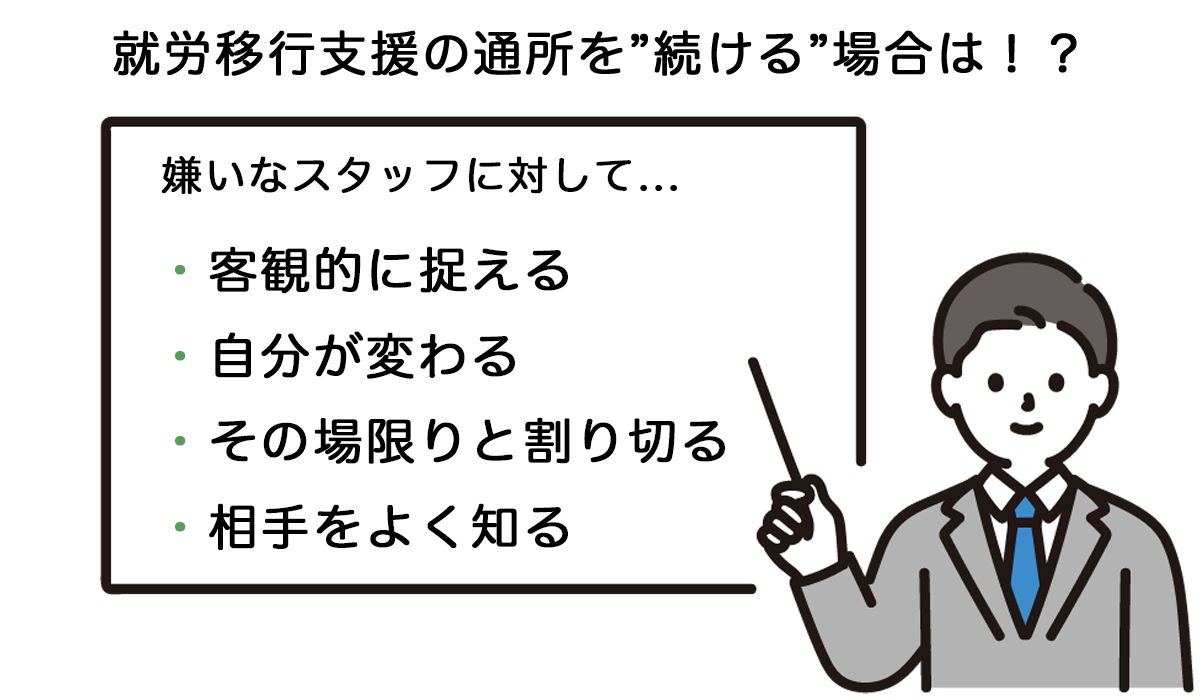 就労移行を続ける場合の対策